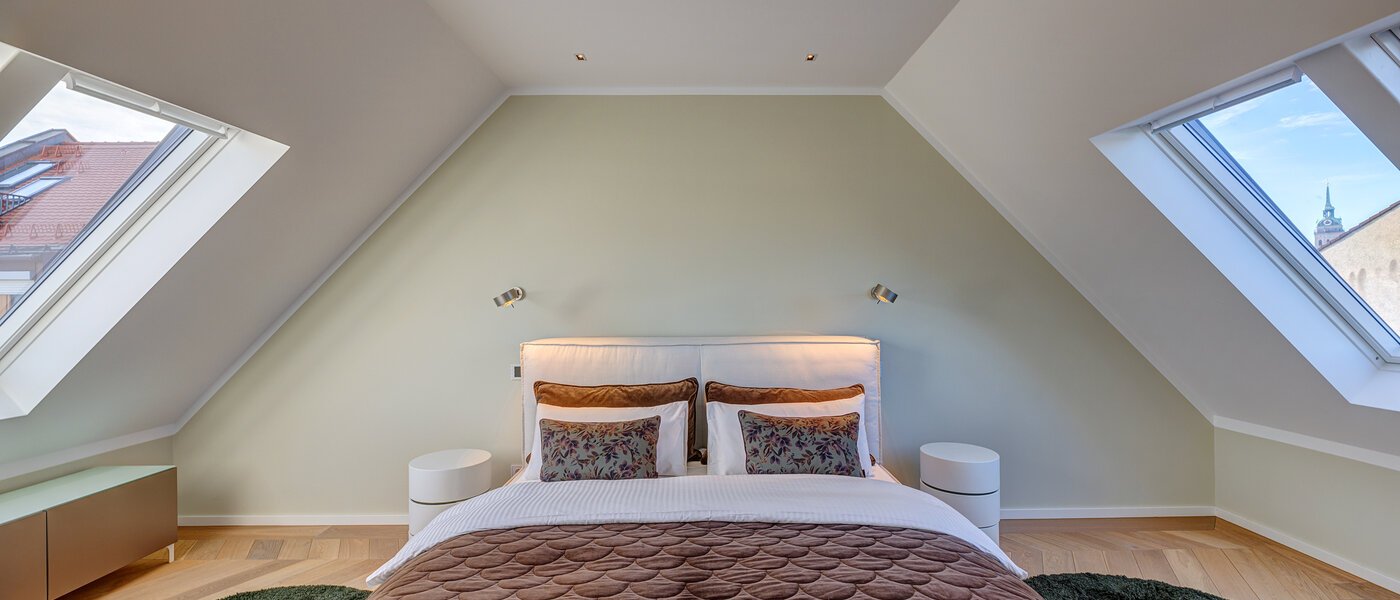 appartement style maisonnette avec mezzanine München Altstadt 01 1ère chambre 13841