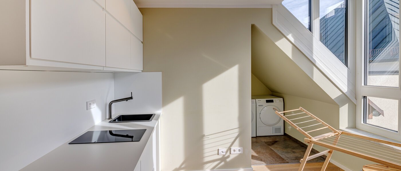 appartement style maisonnette avec mezzanine München Altstadt 01 buanderie 13841