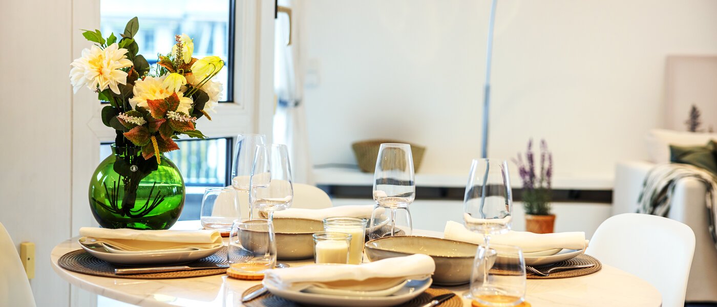 appartement style maisonnette avec mezzanine München Bogenhausen 05 pièce à vivre 13849