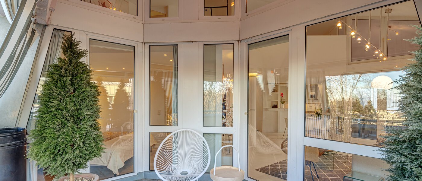 appartement style maisonnette avec mezzanine München Bogenhausen 03 2e balcon 13849