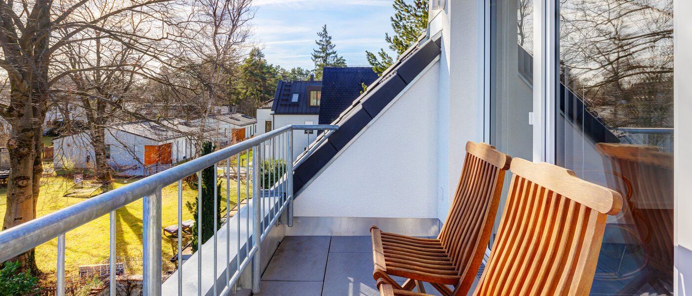 appartement sous les toits München Waldtrudering 03 terrasse sur le toit 13853