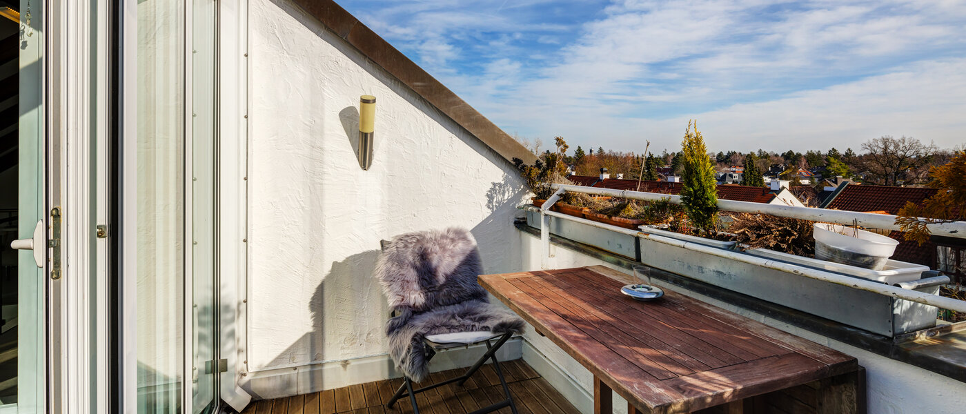 appartement avec mezzanine Ottobrunn 01 1ére terrasse sur le toit 13854