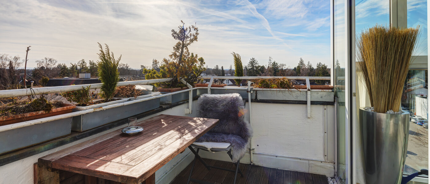 appartement avec mezzanine Ottobrunn 02 1ére terrasse sur le toit 13854