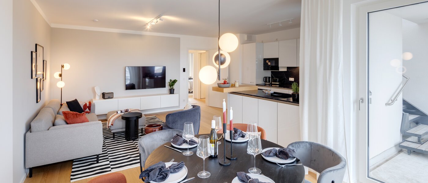 appartement München Haidhausen 03 pièce à vivre 13881