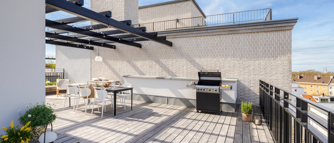 appartement München Haidhausen 02 terrasse sur le toit 13881