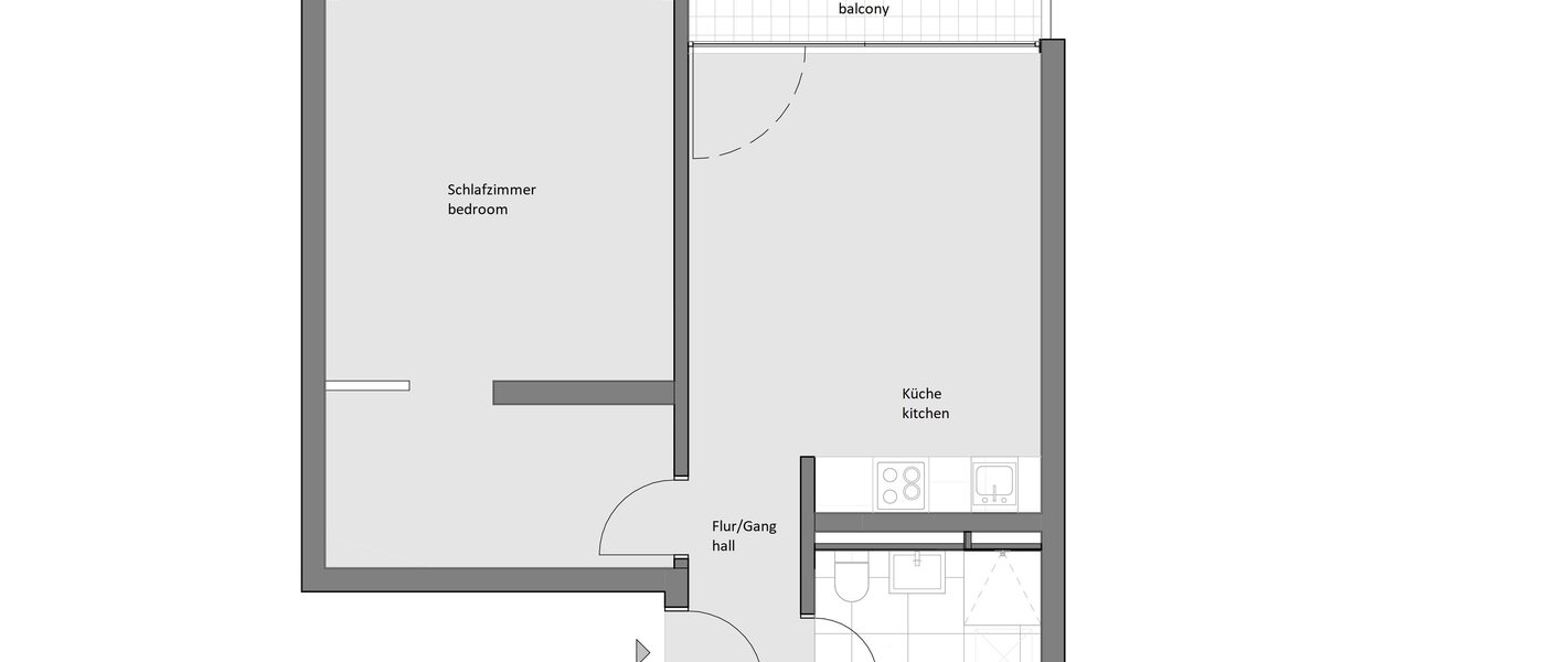 appartement München Obergiesing 01 plan d'étage 13886