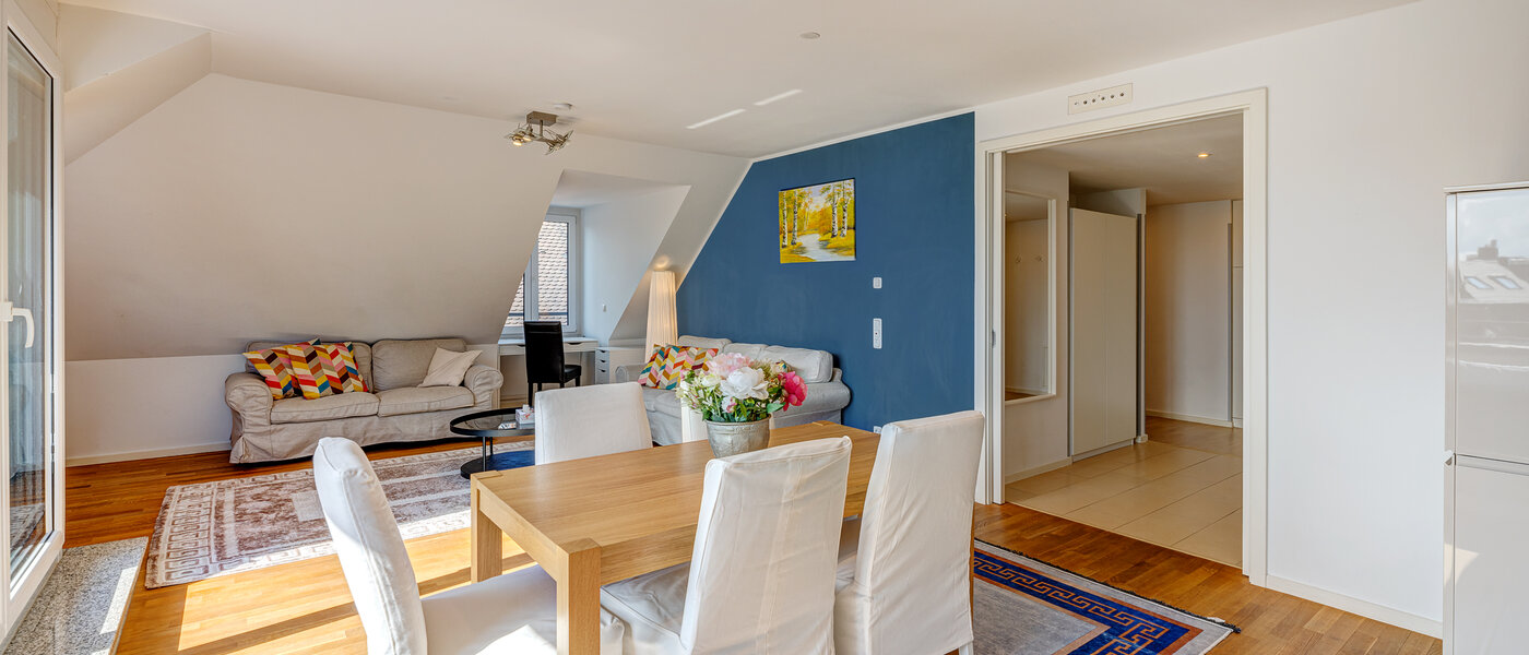 appartement sous les toits München Ludwigsvorstadt 04 pièce à vivre 13896