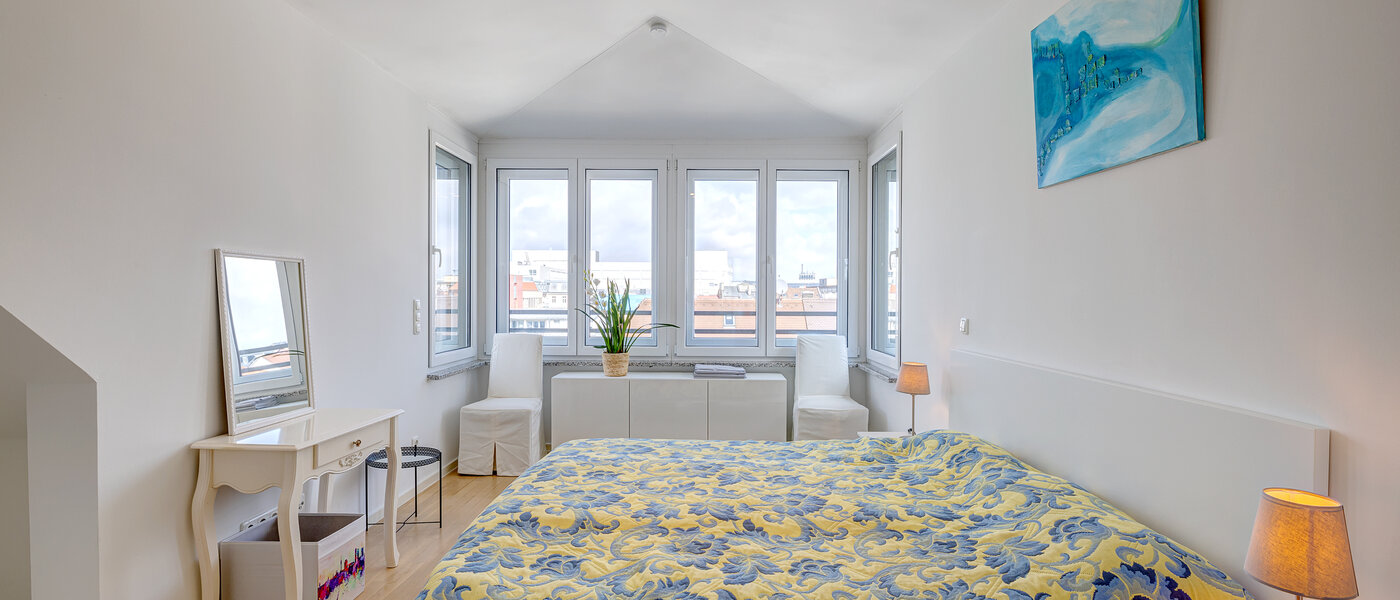 appartement sous les toits München Ludwigsvorstadt 01 1ère chambre 13896