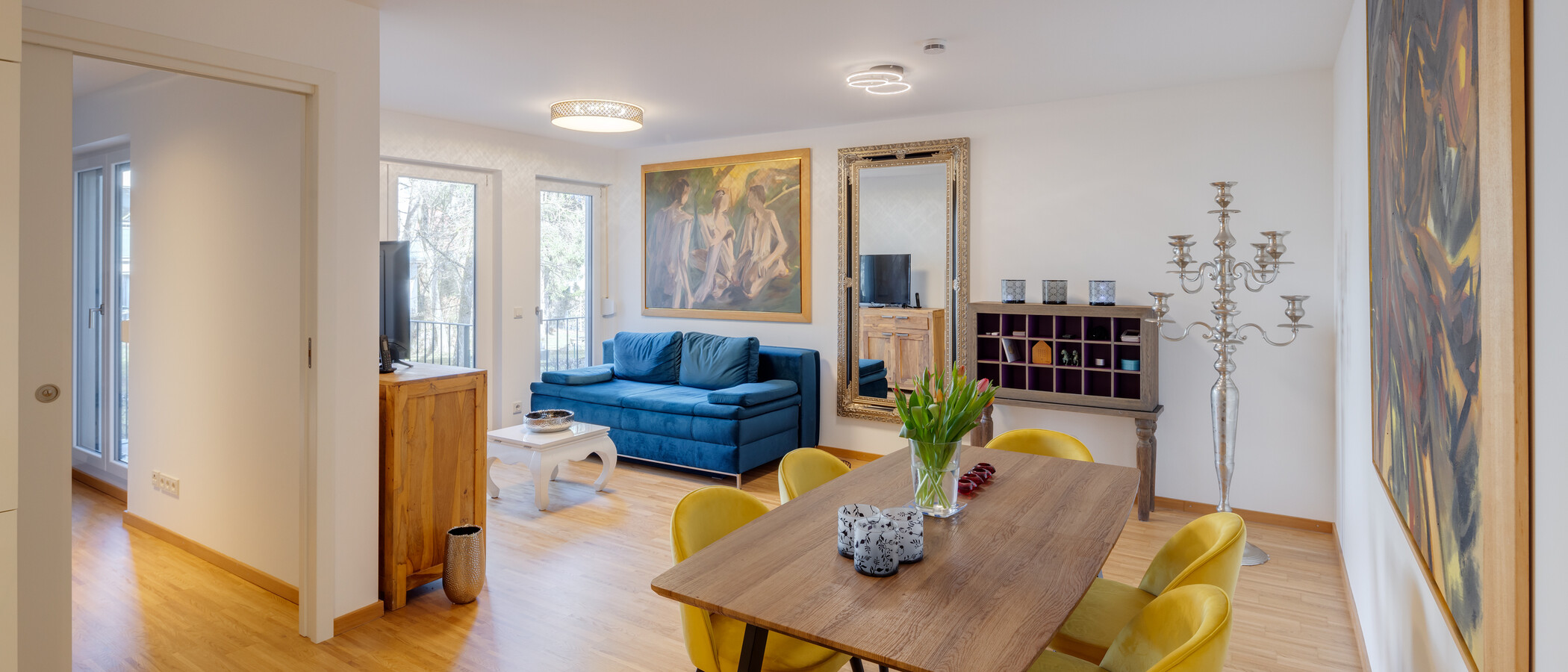 appartement München Solln 01 pièce à vivre 13902