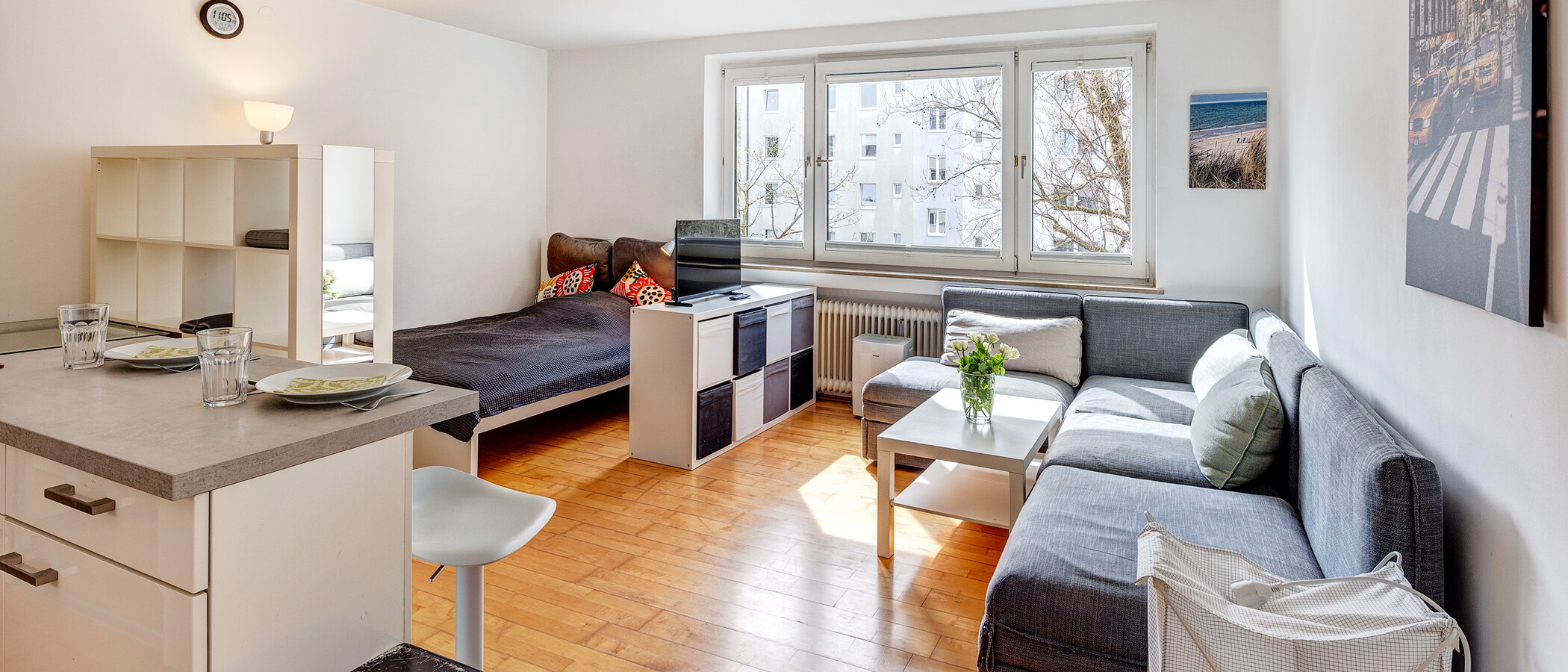 appartement München Schwabing-West 01 pièce à vivre 13917