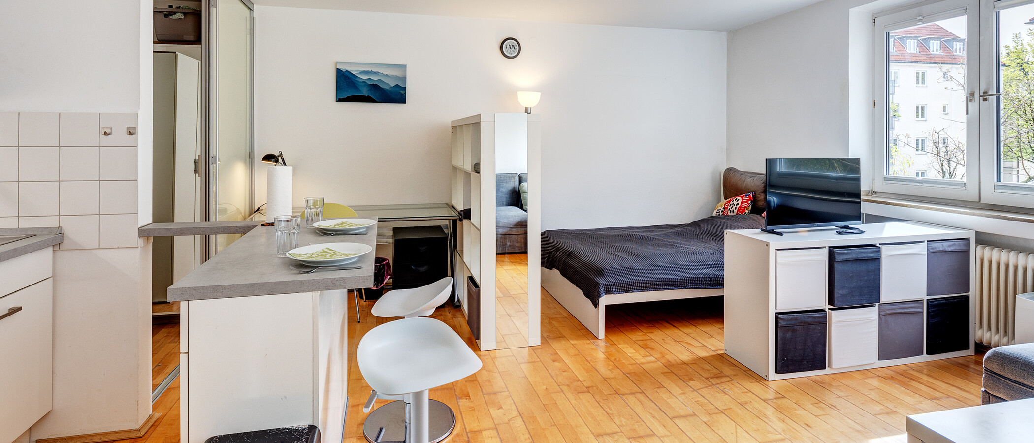 appartement München Schwabing-West 04 pièce à vivre 13917