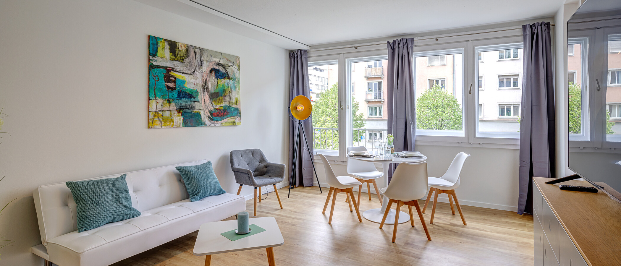 appartement München Haidhausen 01 pièce à vivre 13929