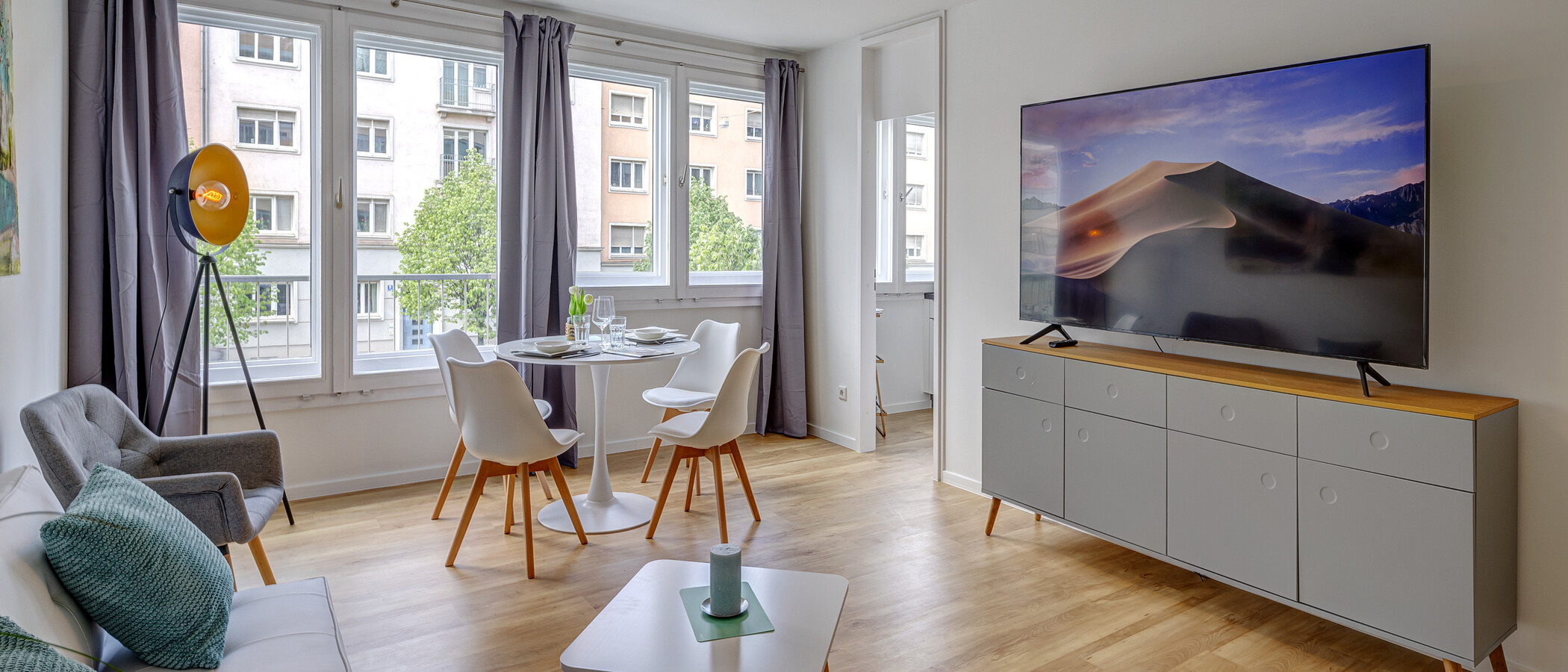 appartement München Haidhausen 02 pièce à vivre 13929