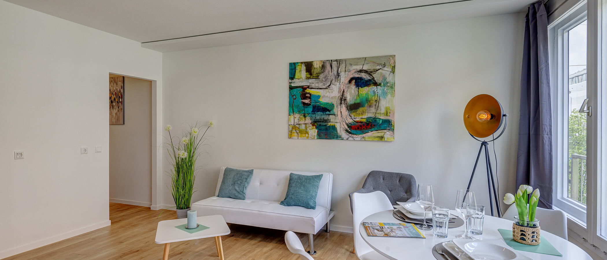 appartement München Haidhausen 04 pièce à vivre 13929