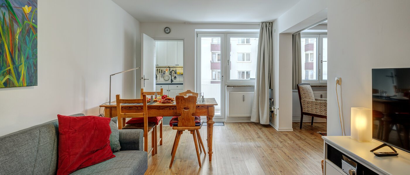 appartement München Schwabing-West 03 pièce à vivre 13932