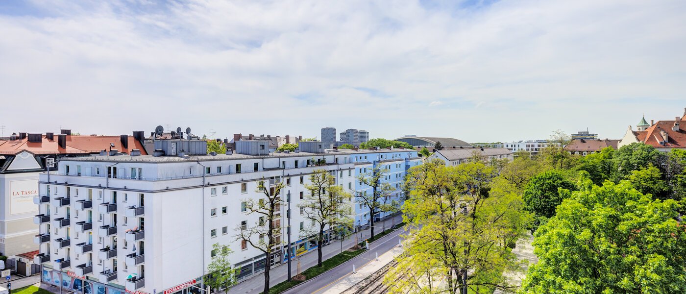 appartement avec terrasse sur le toit München Neuhausen 02 vue 13934
