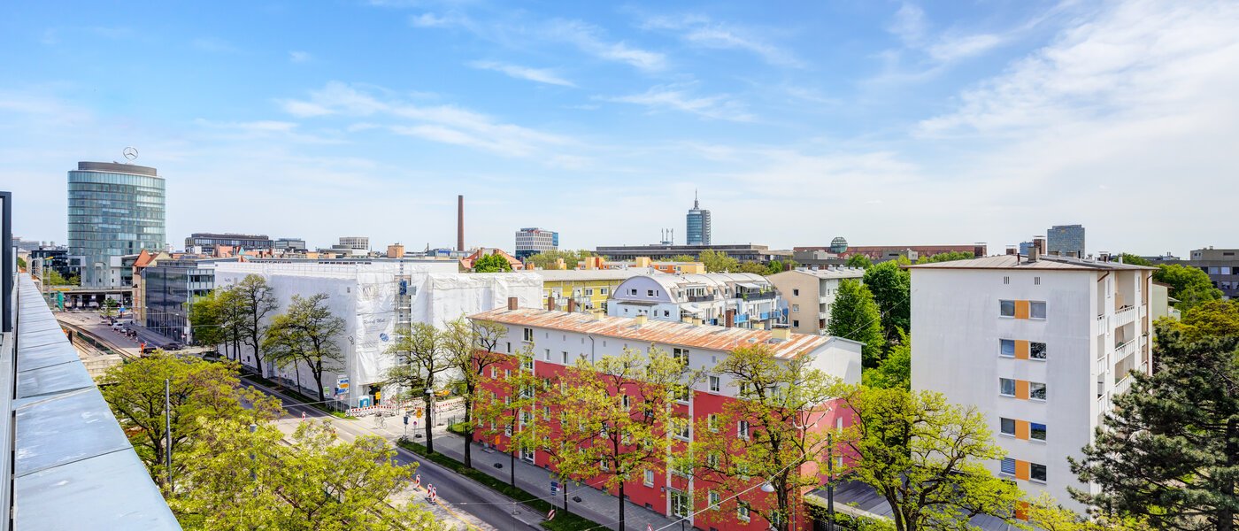 appartement avec terrasse sur le toit München Neuhausen 04 vue 13934