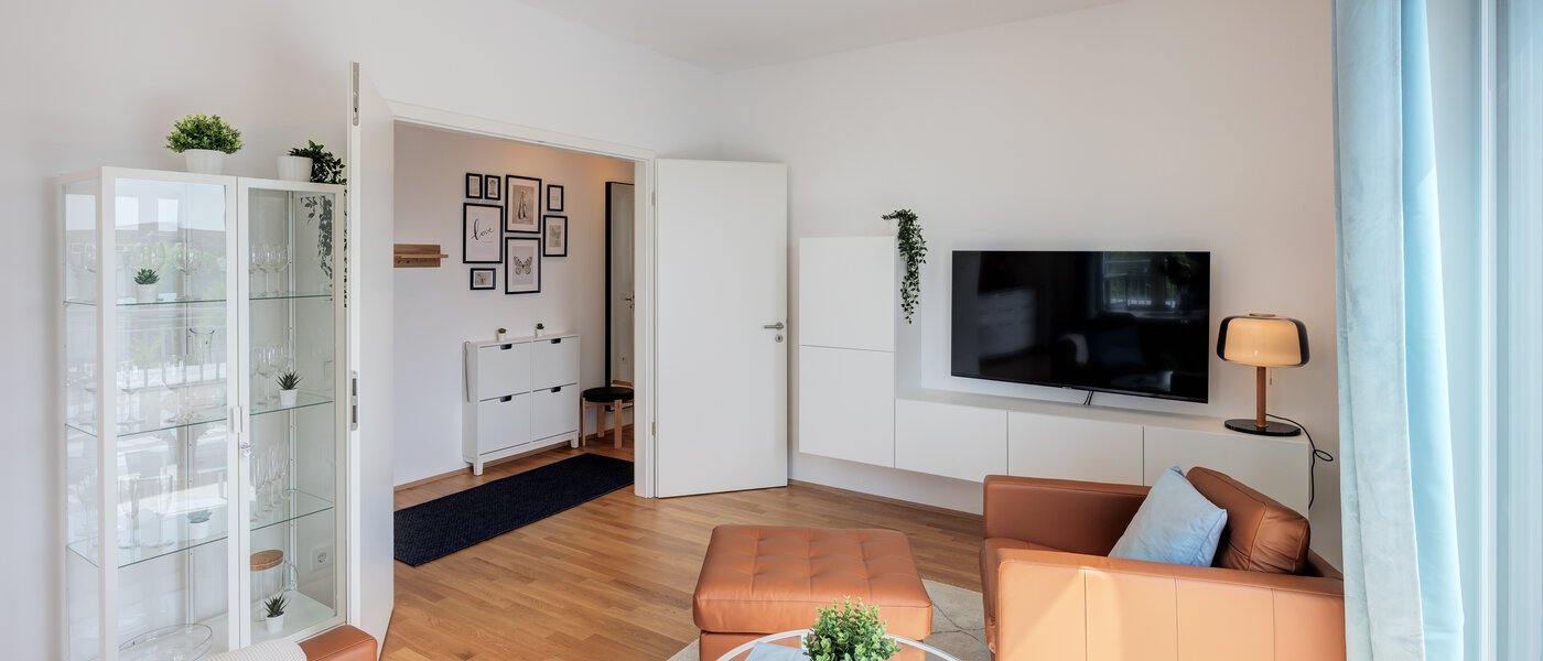 appartement avec terrasse sur le toit München Neuhausen 06 pièce à vivre 13934