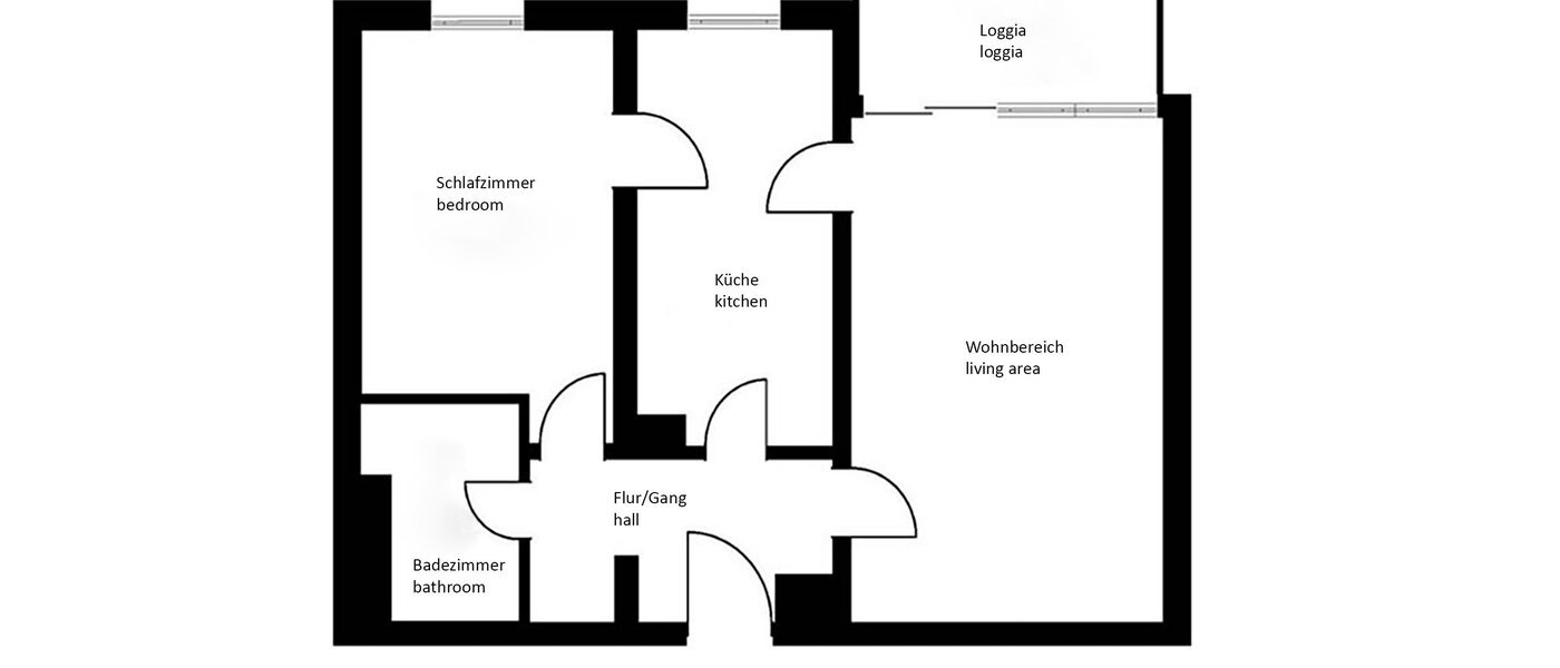 appartement München Herzogpark 01 plan d'étage 13940