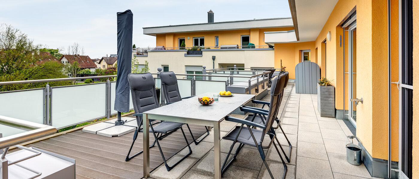 appartement Herrsching am Ammersee 01 terrasse sur le toit 13942