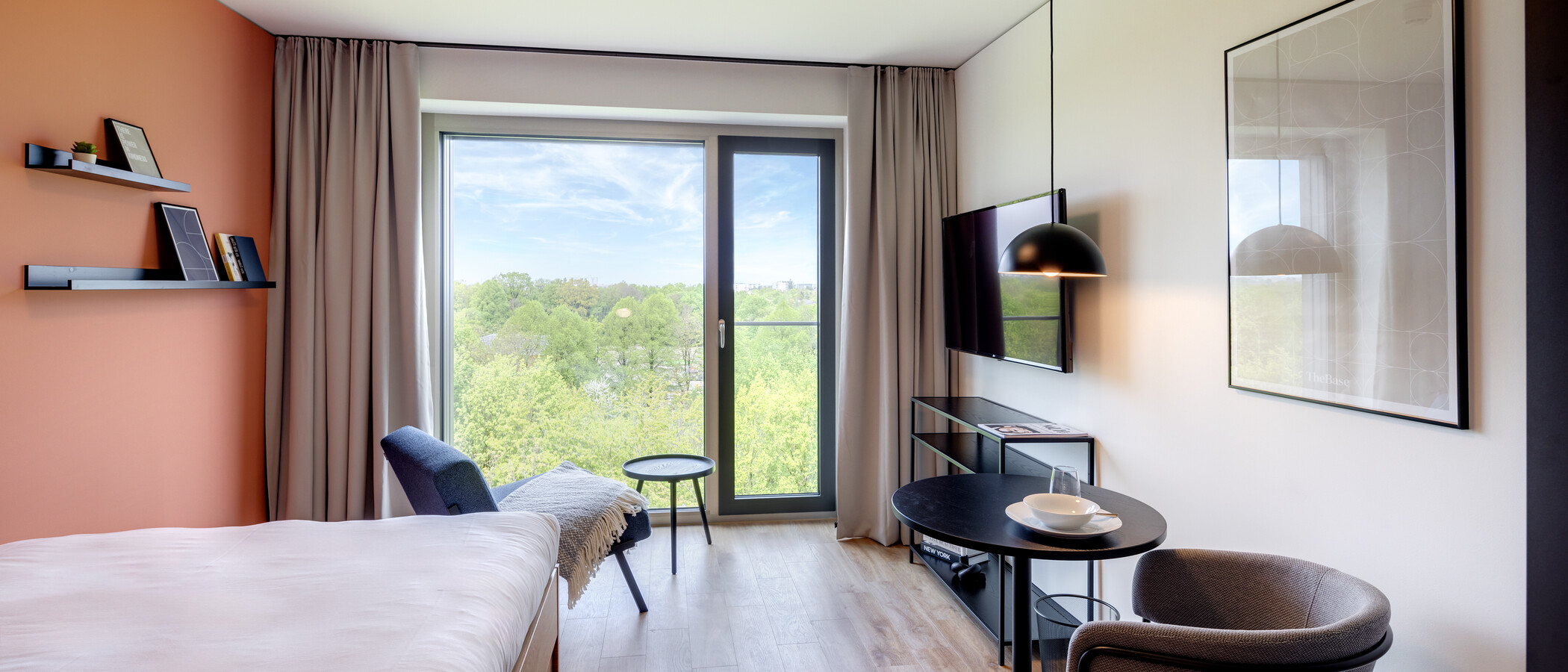 studio München Milbertshofen 01 pièce à vivre 13964