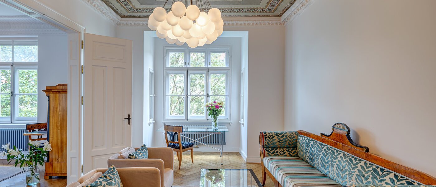 appartement München Lehel 01 pièce à vivre 13986