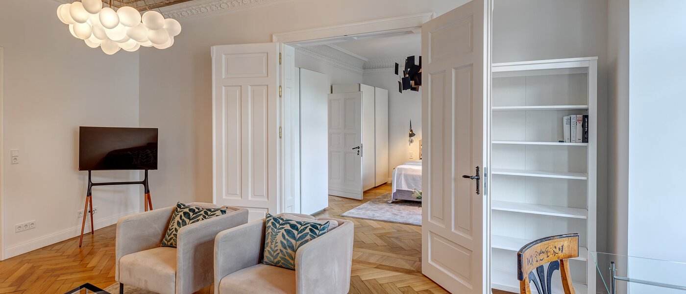 appartement München Lehel 04 pièce à vivre 13986