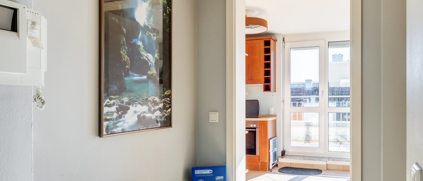 appartement avec terrasse sur le toit München Neuhausen 02 entrée/couloir 13988