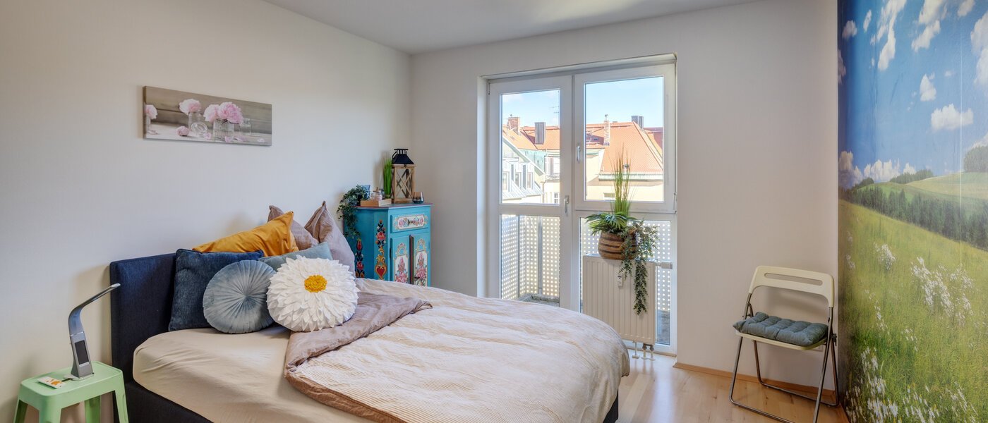 appartement avec terrasse sur le toit München Neuhausen 01 2ième chambre 13988