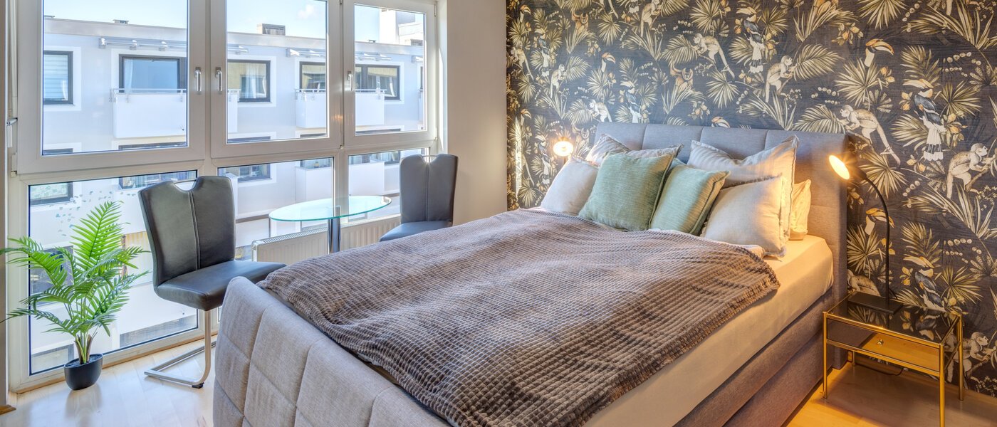 appartement avec terrasse sur le toit München Neuhausen 01 1ère chambre 13988