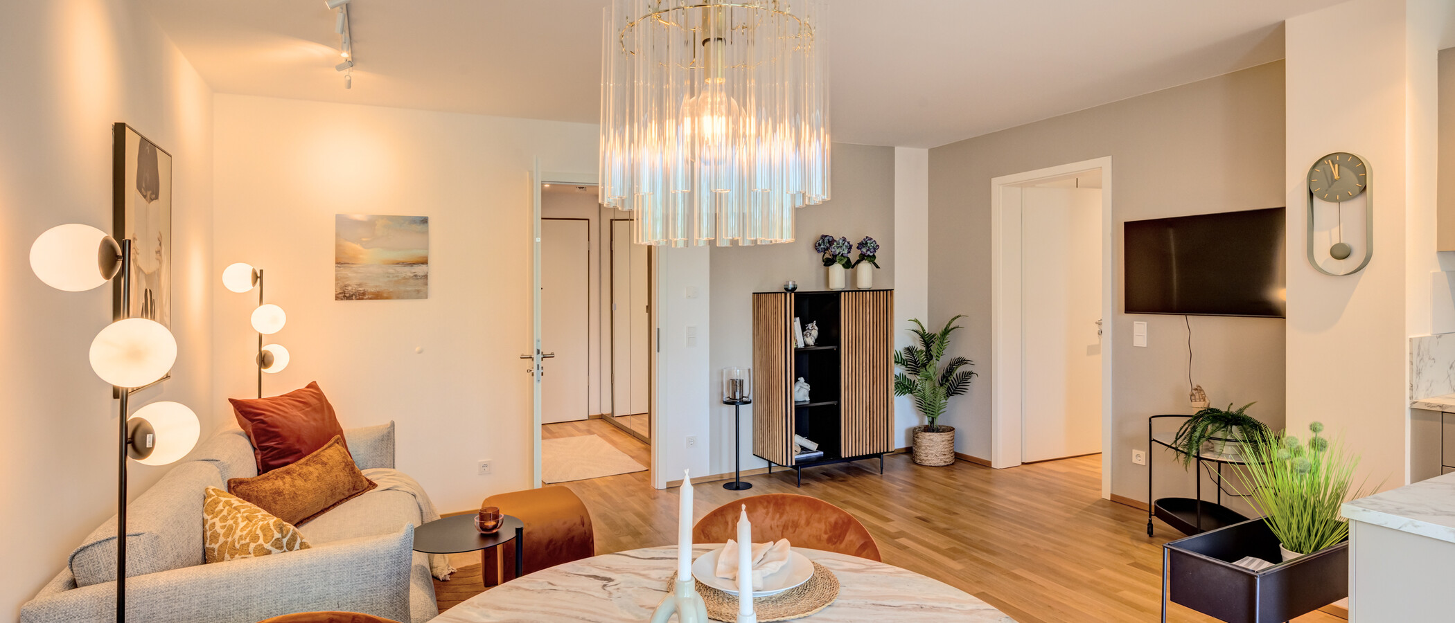 appartement München Neuhausen 03 pièce à vivre 13994
