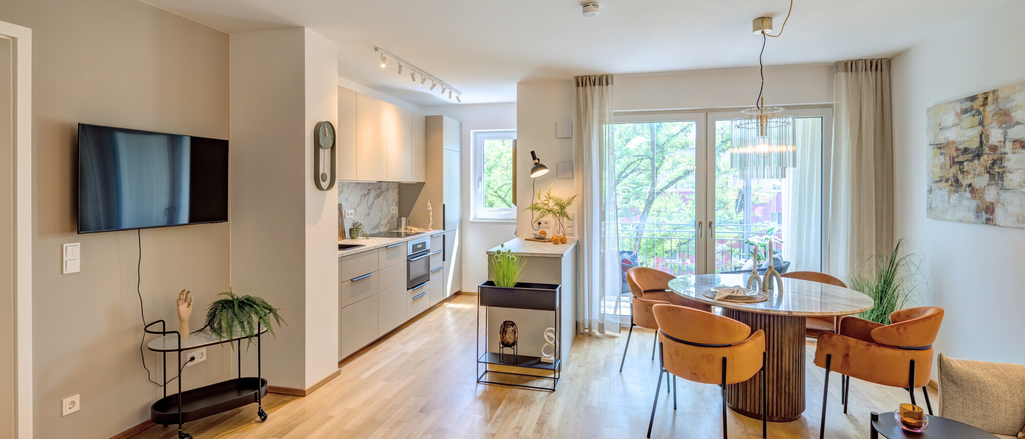 appartement München Neuhausen 05 pièce à vivre 13994