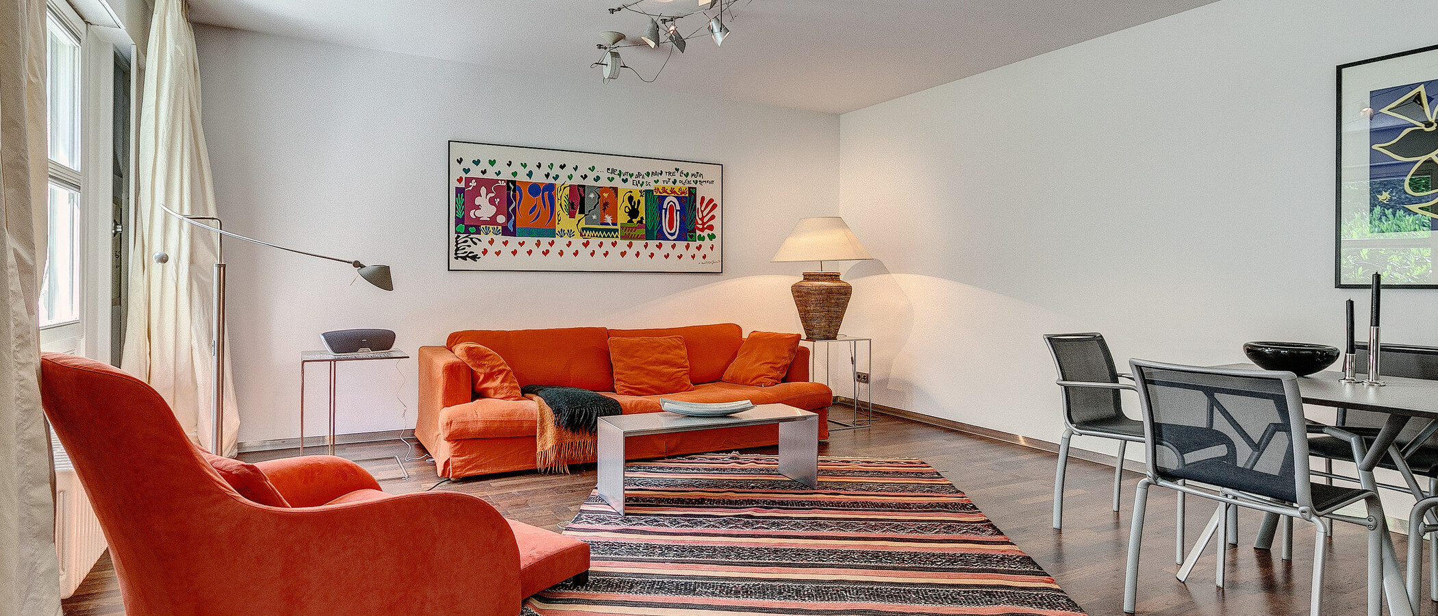 appartement avec jardin München Herzogpark 01 salon 1401