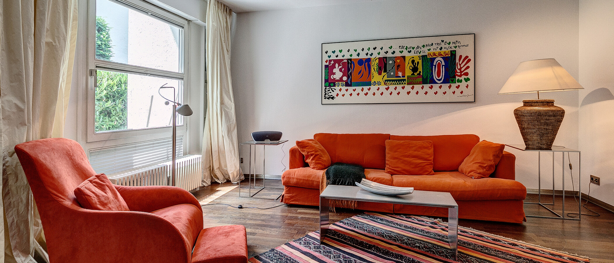 appartement avec jardin München Herzogpark 02 salon 1401