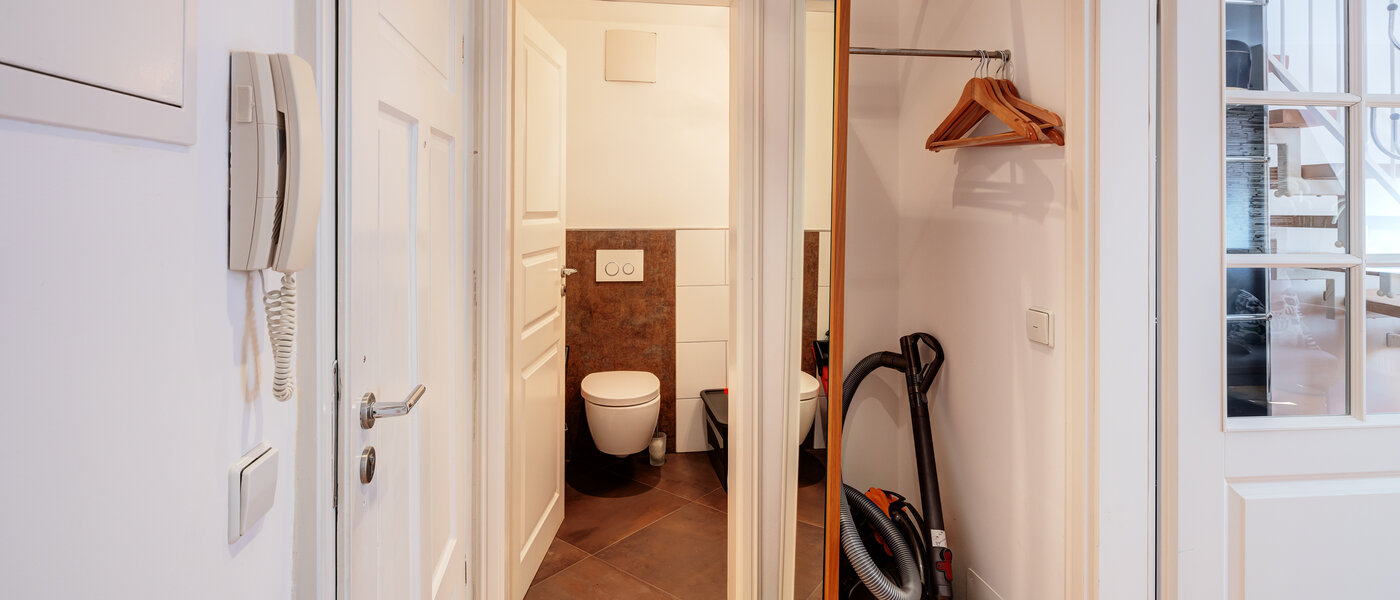 appartement style maisonnette München Lehel 02 entrée/couloir 14018