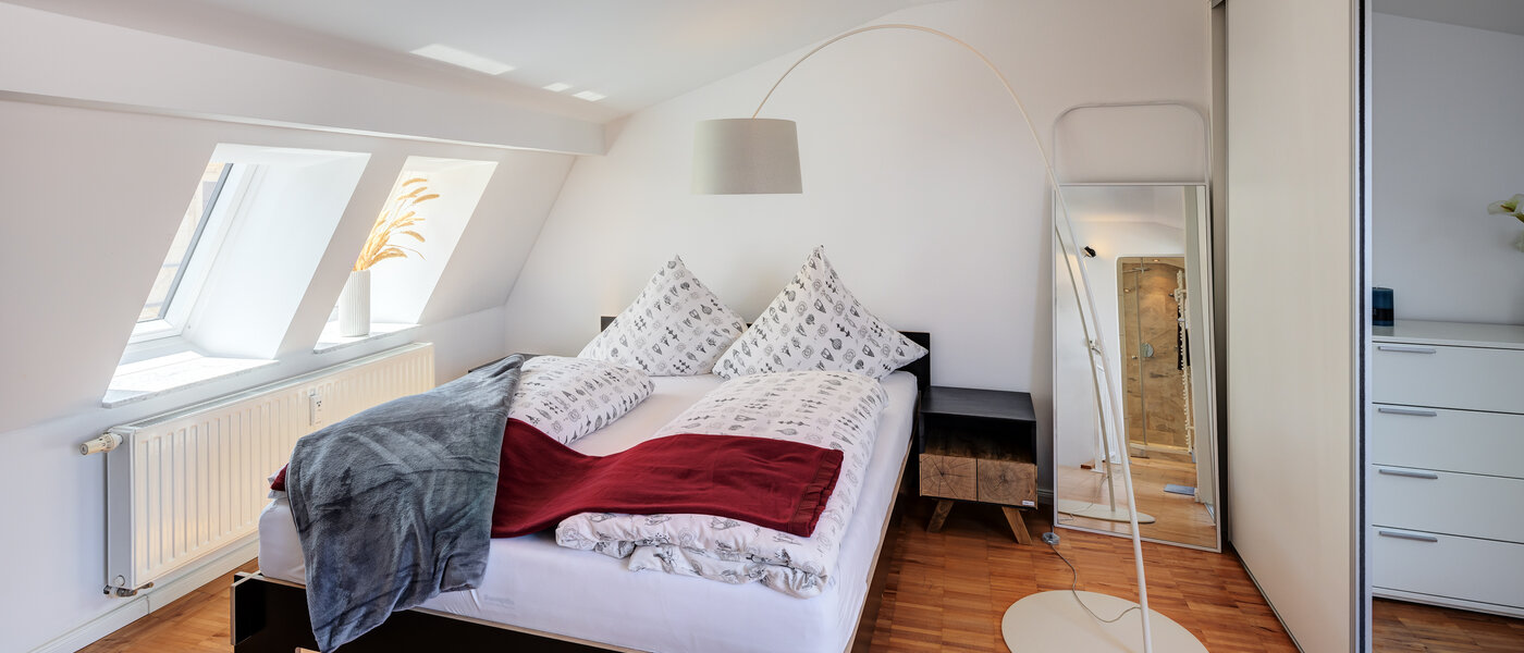 appartement style maisonnette München Lehel 02 chambre 14018