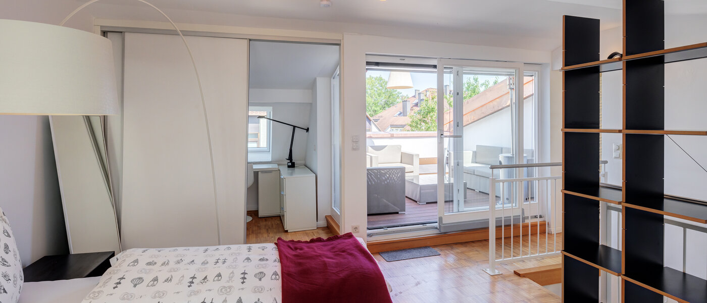 appartement style maisonnette München Lehel 03 chambre 14018