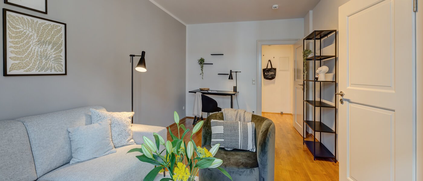 appartement München Lehel 02 salle de séjour 14023