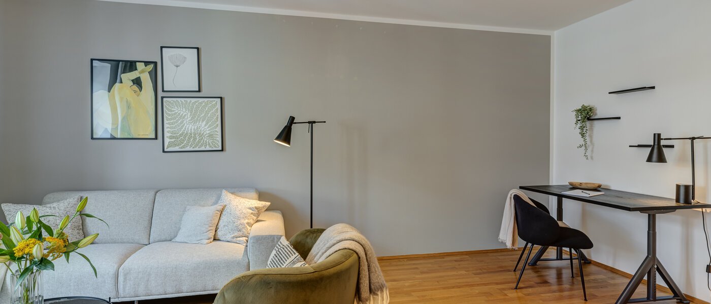 appartement München Lehel 03 salle de séjour 14023