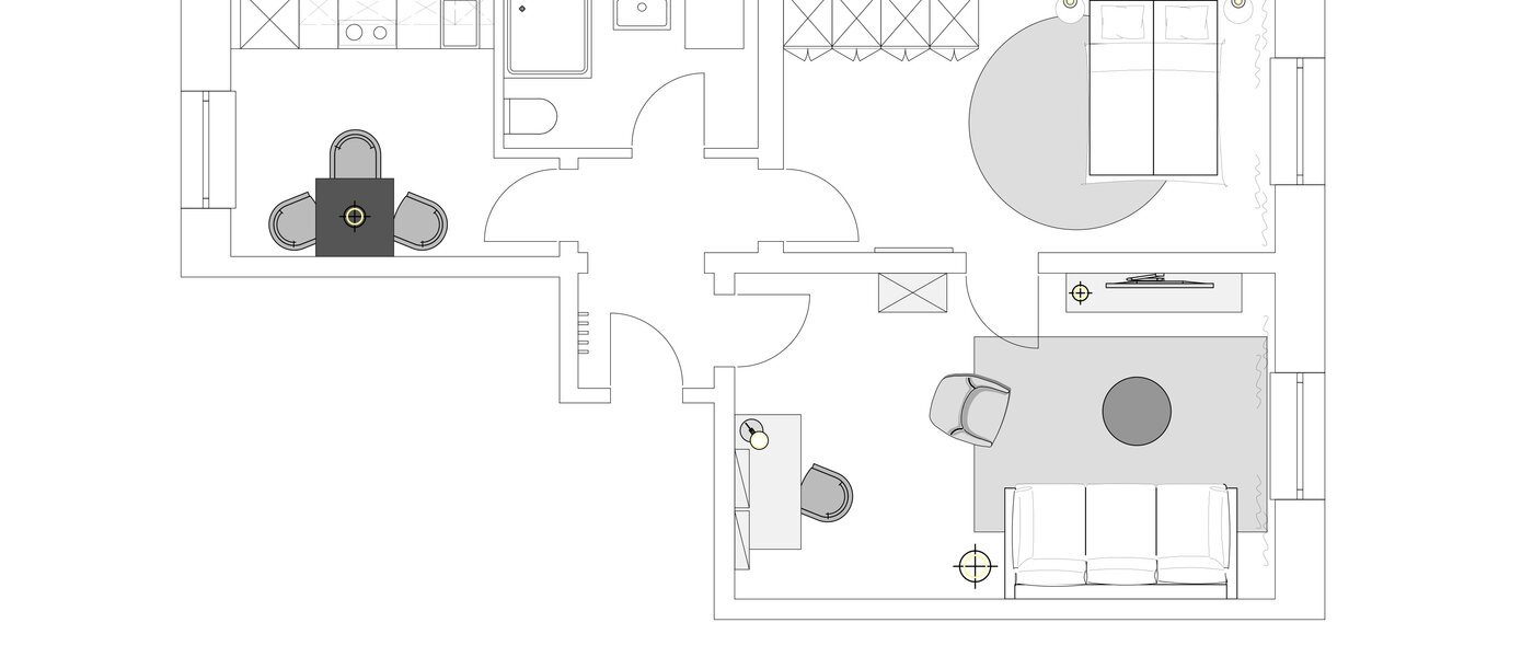 appartement München Lehel 01 plan d'étage 14023