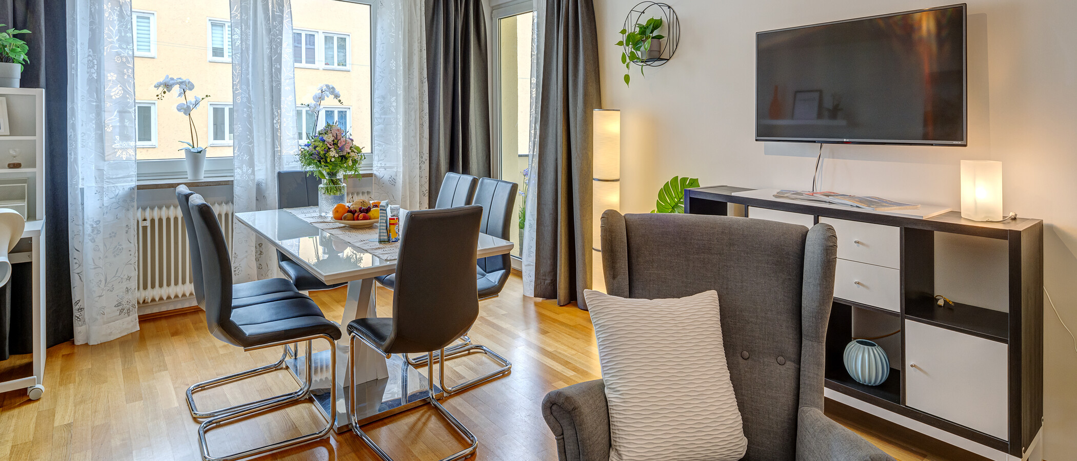 appartement München Lehel 02 pièce à vivre 14040