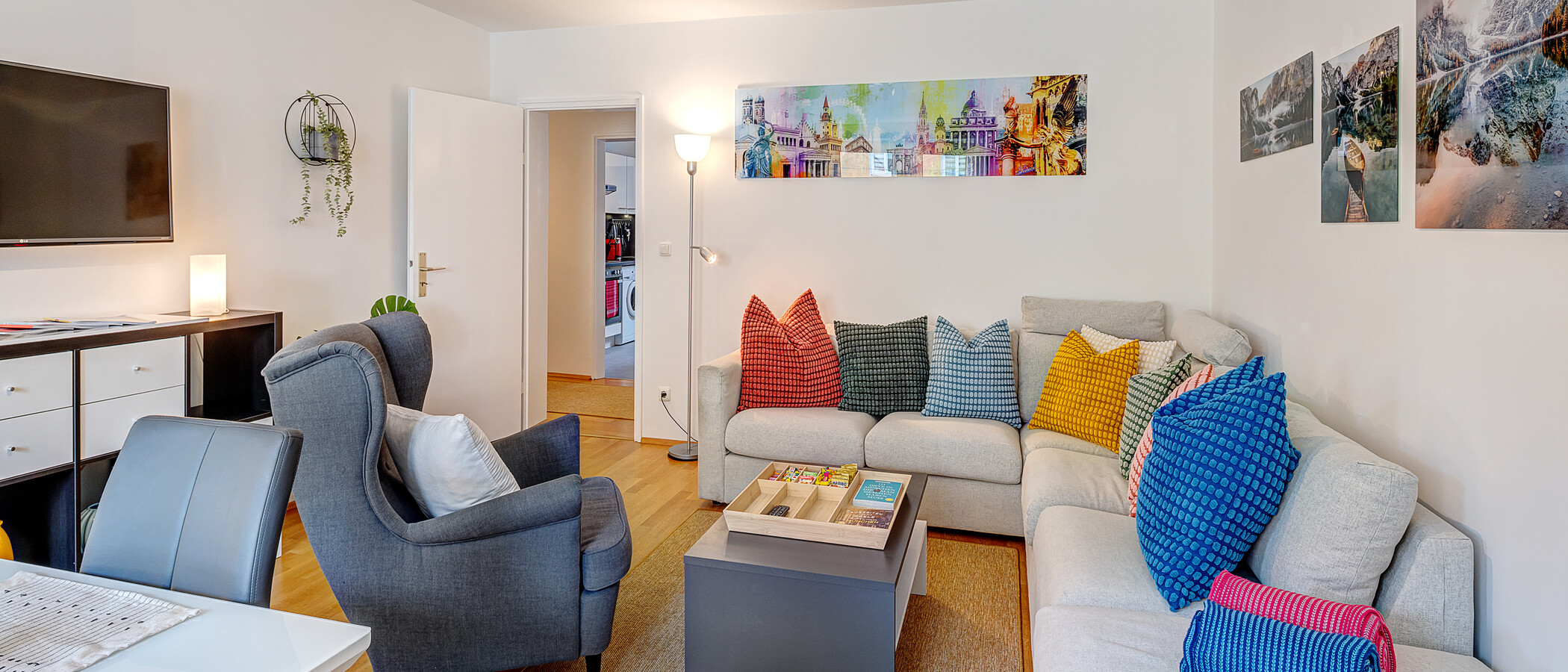 appartement München Lehel 03 pièce à vivre 14040