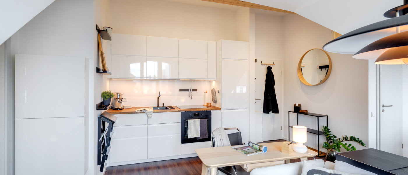 appartement sous les toits München Sendling 01 cuisine 14059