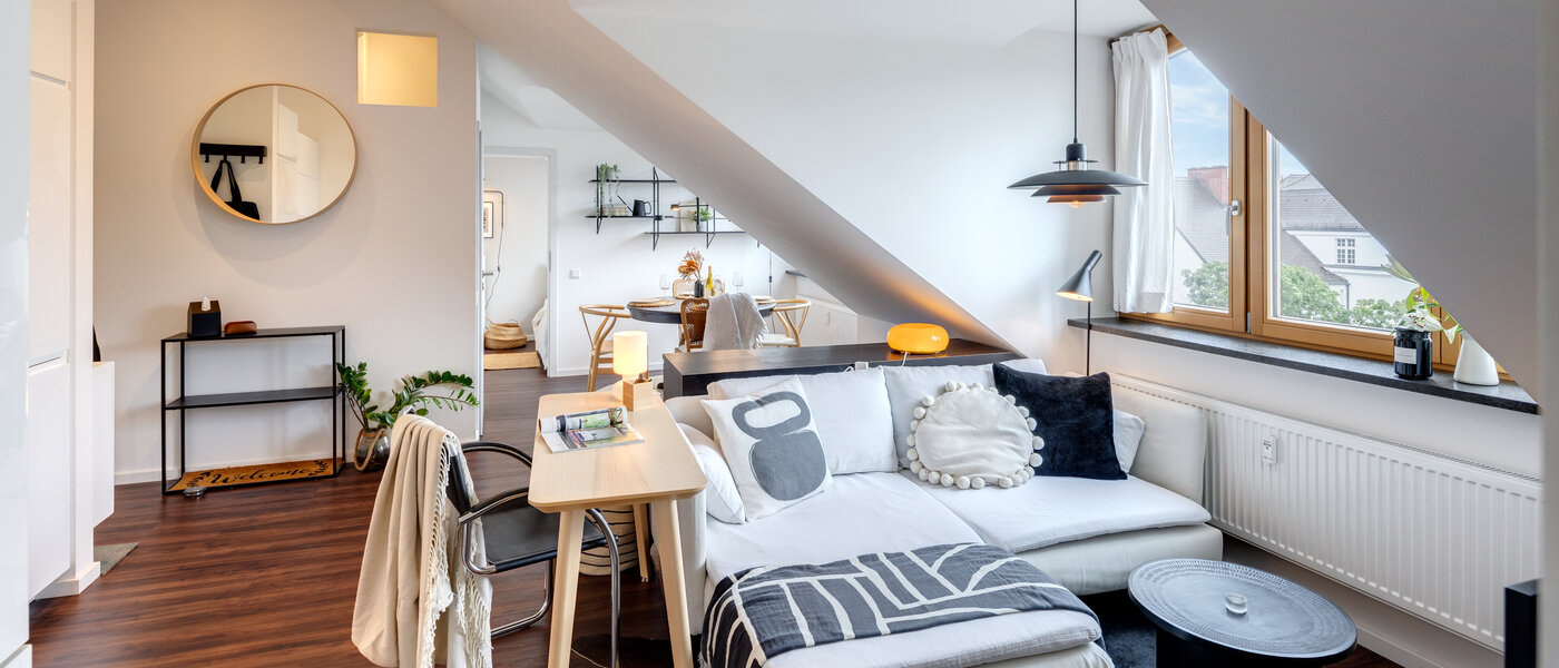 appartement sous les toits München Sendling 01 pièce à vivre 14059