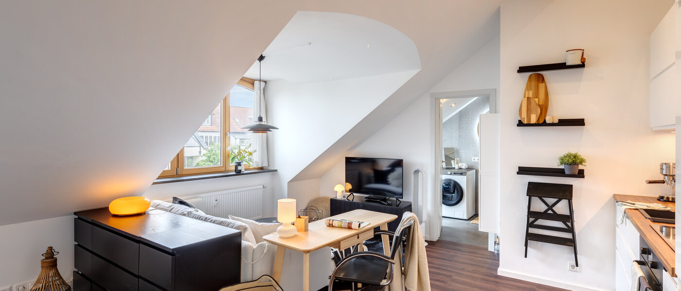 appartement sous les toits München Sendling 05 pièce à vivre 14059