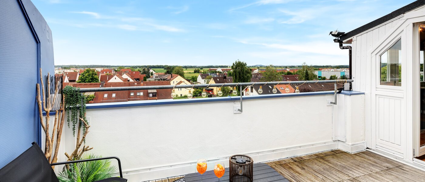 appartement München Neufahrn b. Freising 03 terrasse sur le toit 14081