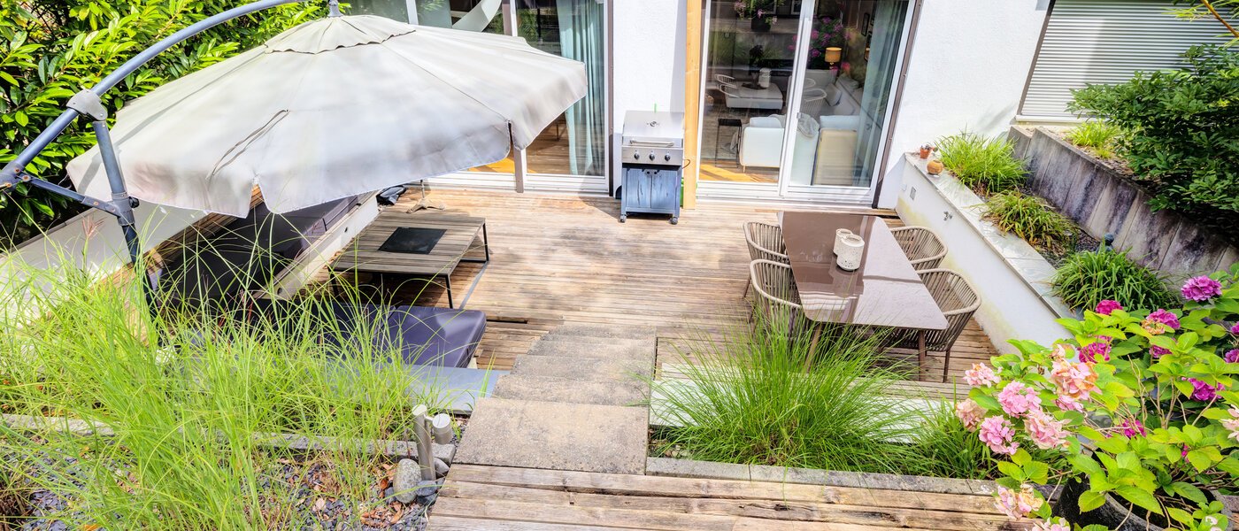 appartement style maisonnette München Solln 01 terrasse 14111