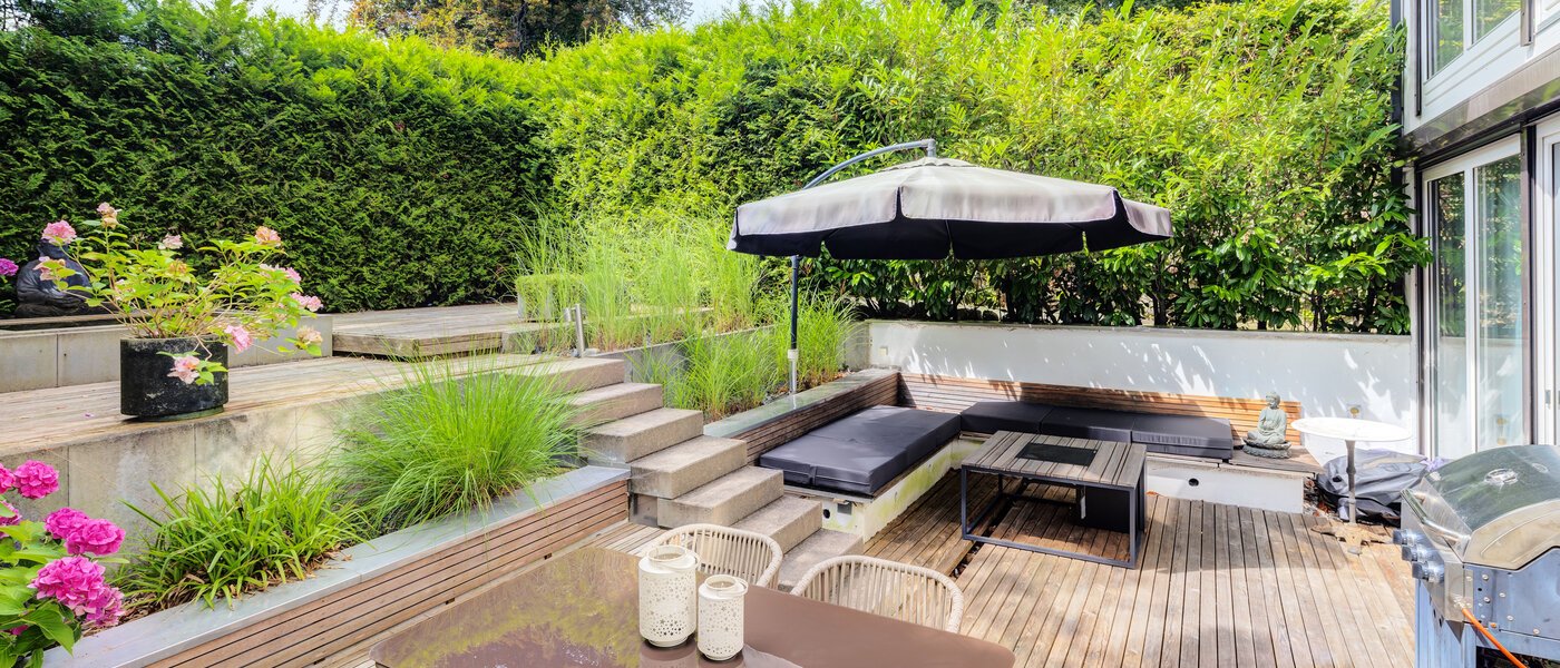 appartement style maisonnette München Solln 02 terrasse 14111