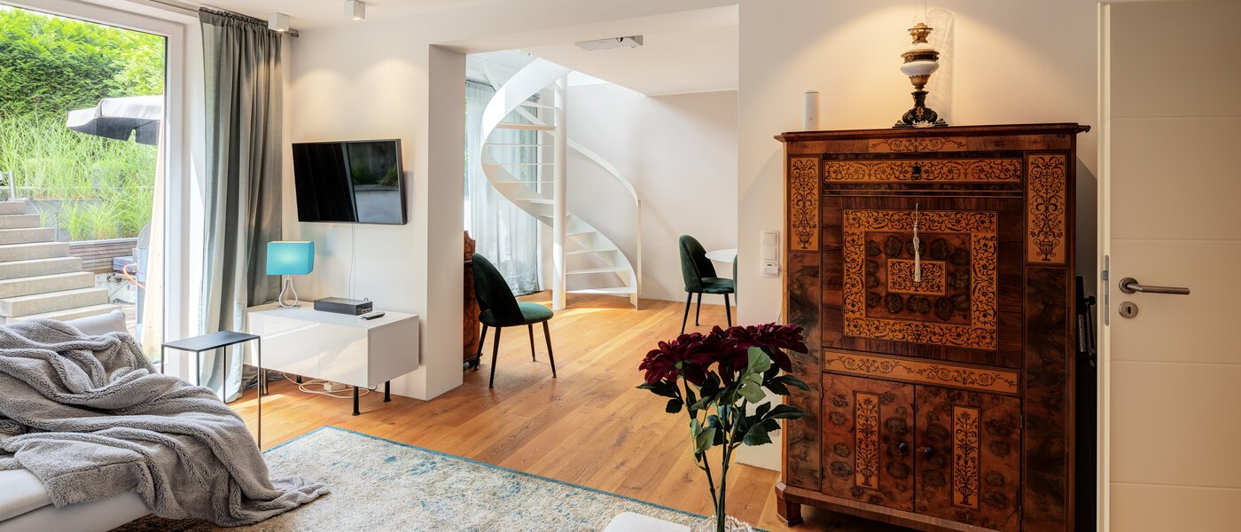 appartement style maisonnette München Solln 03 pièce à vivre 14111