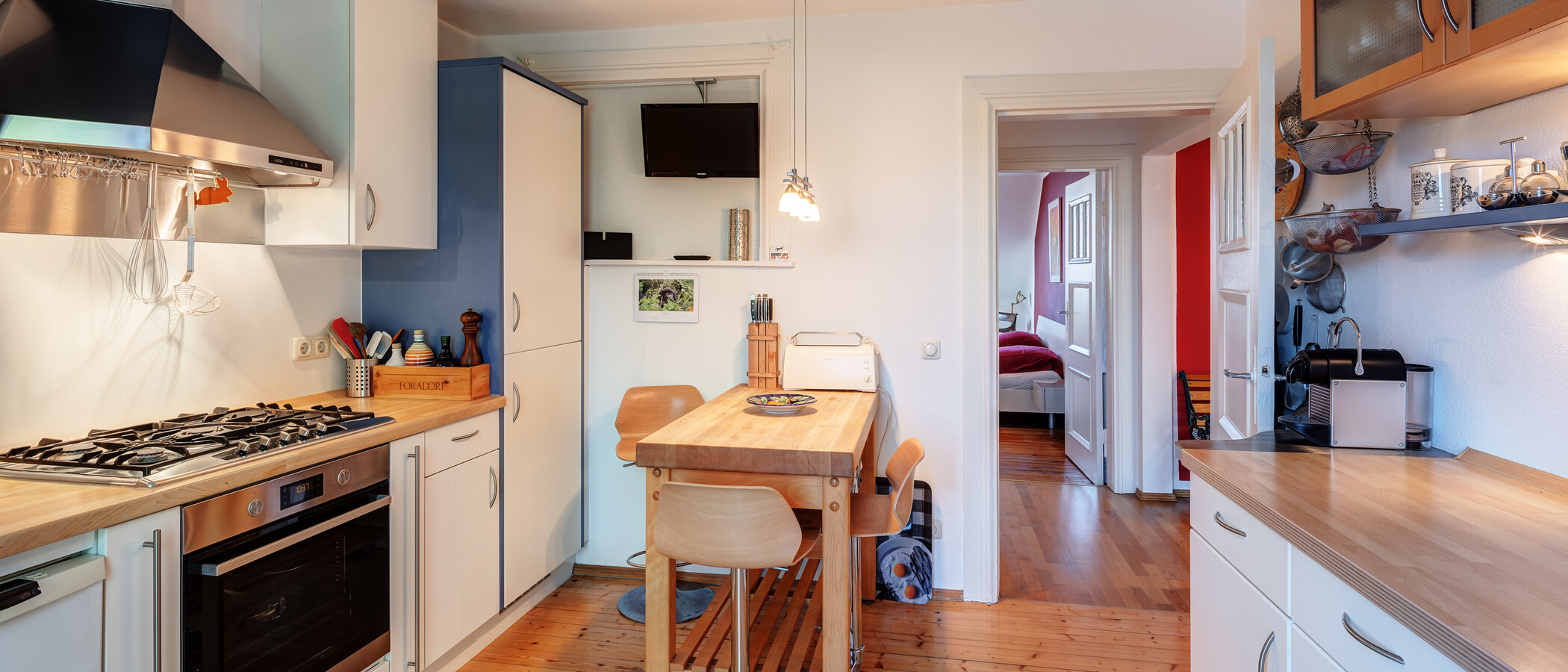 appartement sous les toits München Neuhausen 02 cuisine 14119
